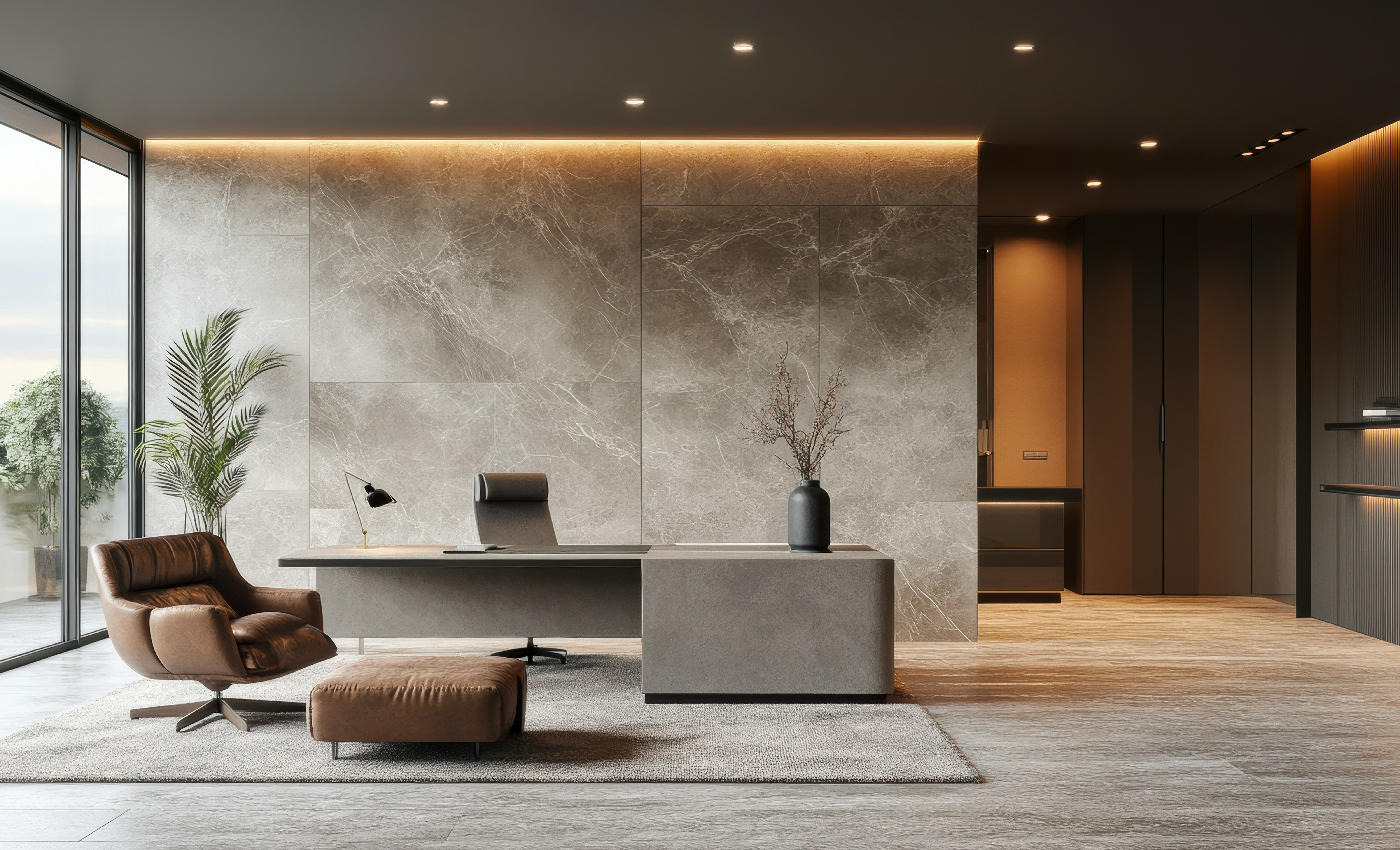 AI-generated sandwich and cafe counter visualization